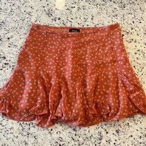 VICI Floral Ruffle Mini Skort